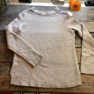 Banana Republic Touch of Cashmere Oatmeal boatneck